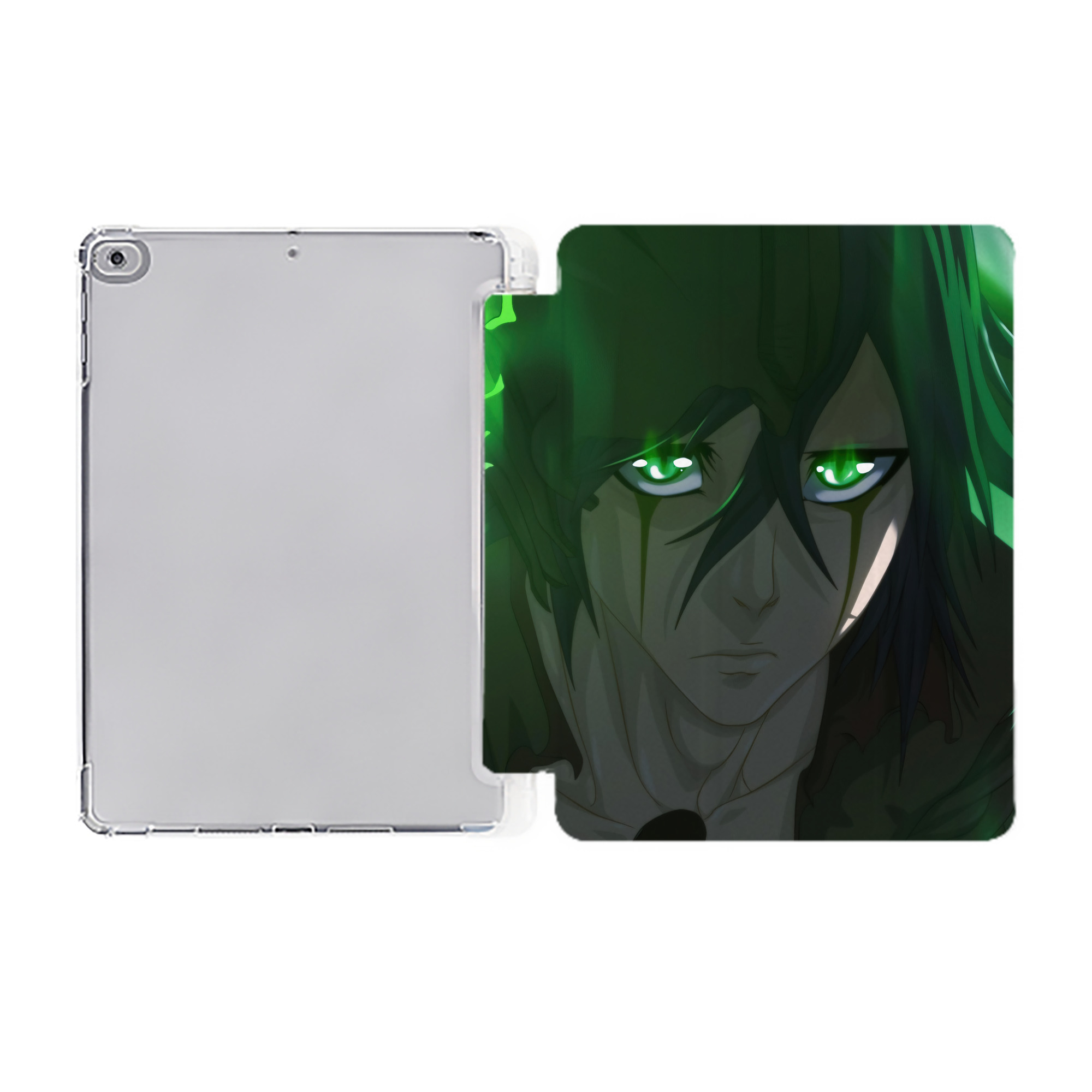 （画像用） ブリーチ BLEACH IPad ケース ペン収納付き 三つ折りスタンド PUレザー×シリコン 対応機種9.5/10.5/10.9インチ